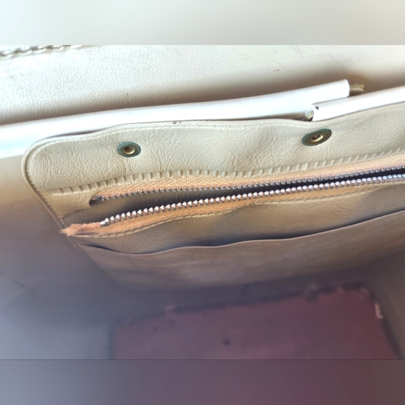 Vtg 60s EC Style Antique DIY Box Purse Bucket Embroidery Flowers Glitzy Handbag - Picture 12 of 16